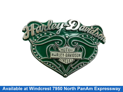 Harley Davidson Green Belt / Buckle