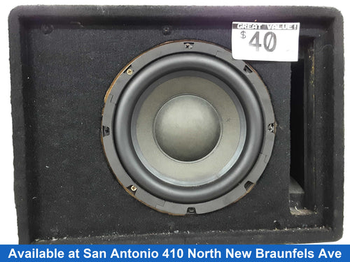 Hertz Ebx200 Black Car Sub-Woofer