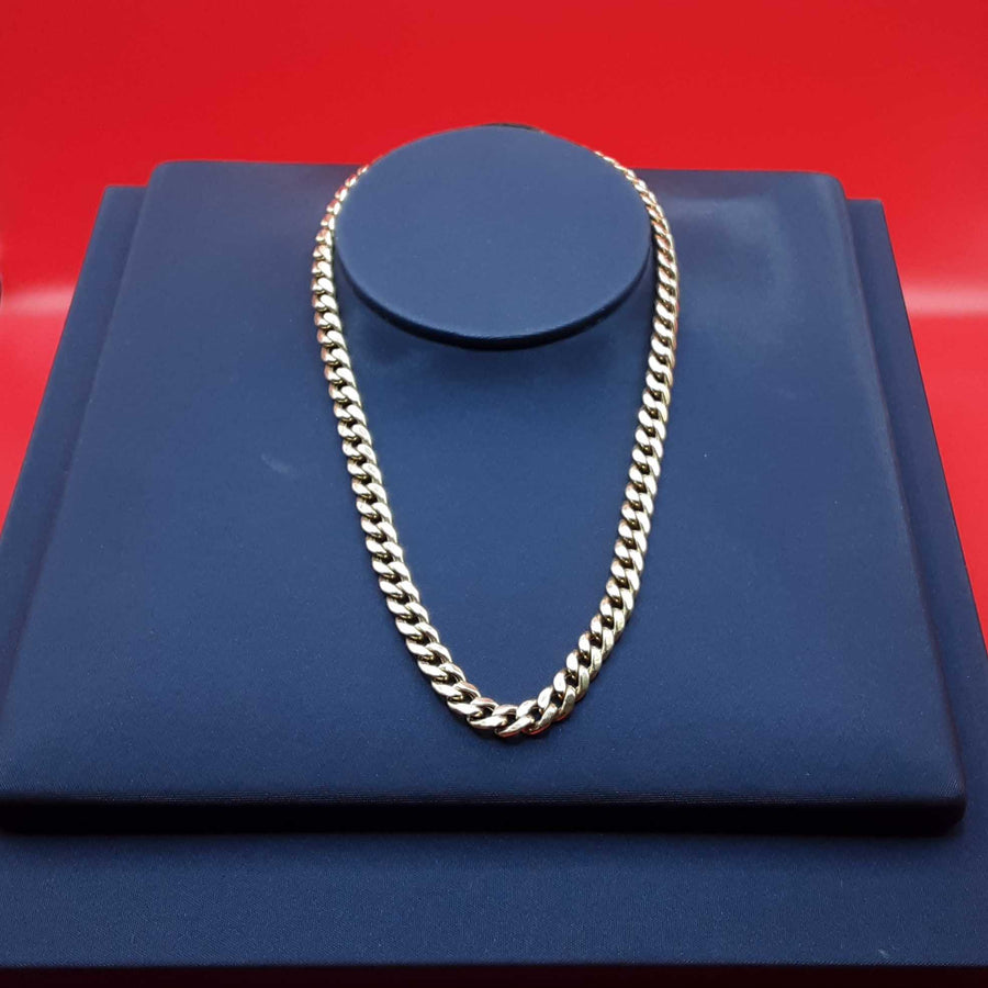 Cuban Link Chain - Yellow Gold 10k (.417) 20 grams 24 inch