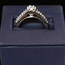Ring - Engagement Set - White Gold 14k (.585) 4.4 grams Size 7