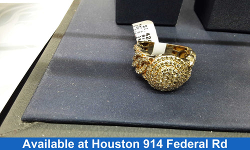 Men's Ring - Yellow Gold 10k (.417) 9.1 grams Size 8.5