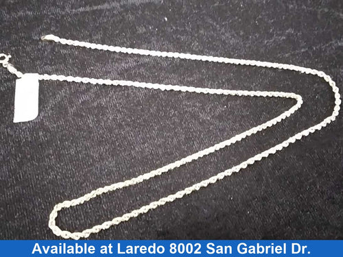 Rope Chain - Yellow Gold 14k (.585) 8.8 grams 22 inch