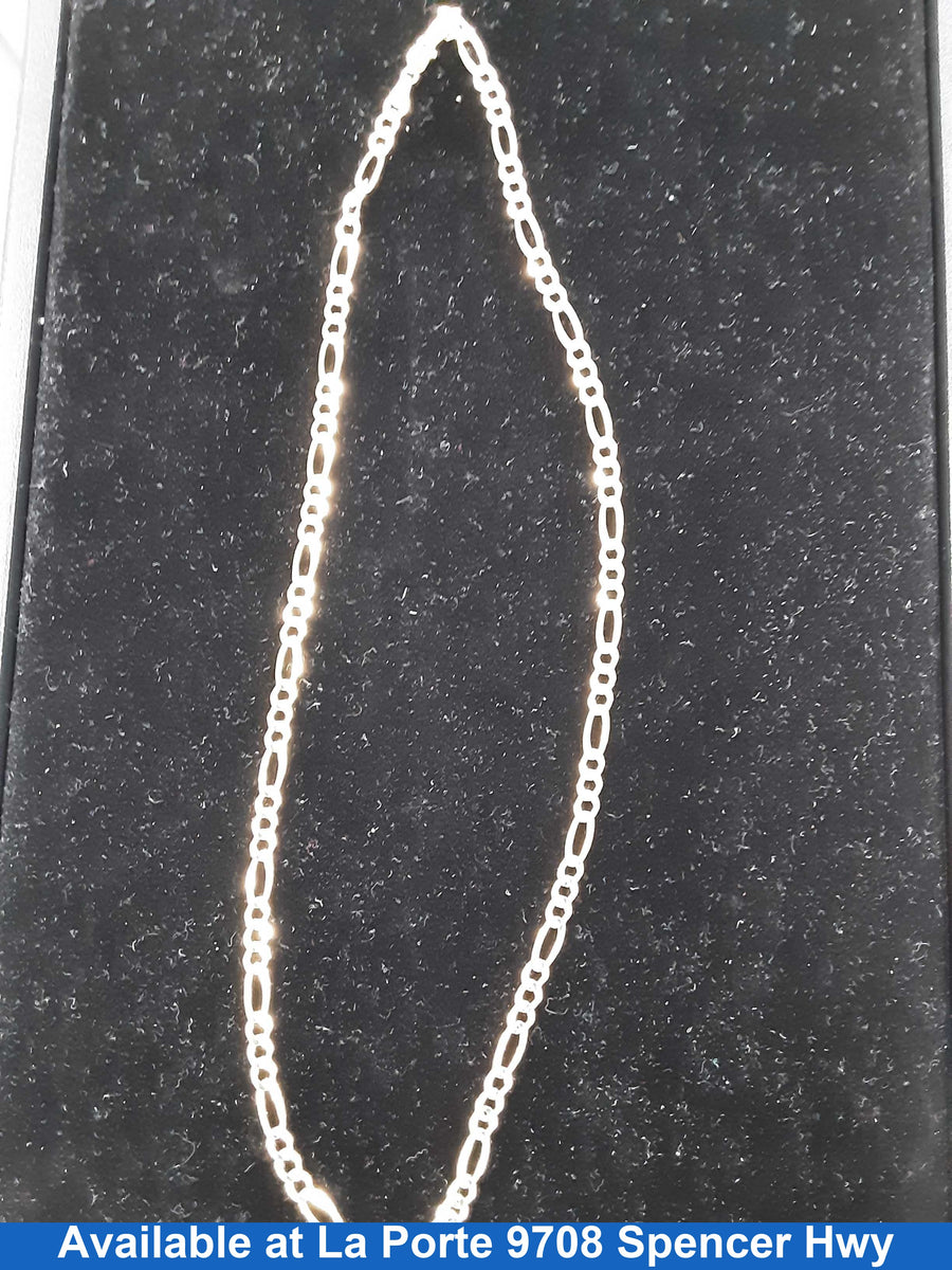 Figaro Chain - Yellow Gold 10k (.417) 14 grams 22 inch