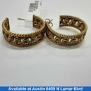 Hoop Earrings - Yellow Gold 10k (.417) 2.8 grams
