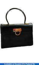 Salvatore Ferragamo Dy-21 2131 Black Purse / Handbag