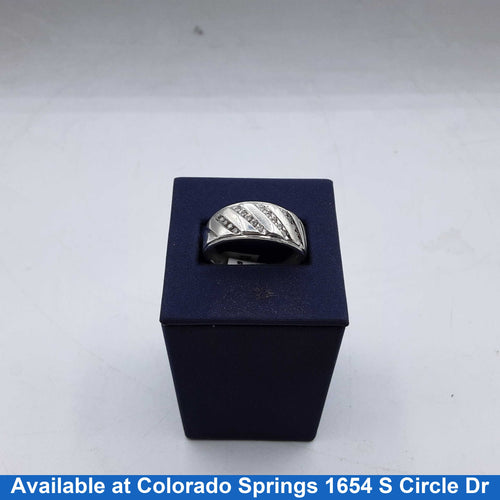 Men's Ring - Silver 7.9 grams Size 11