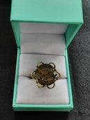 Women's Ring - Solitaire - Yellow Gold 14k (.585) 6.6 grams Size 8