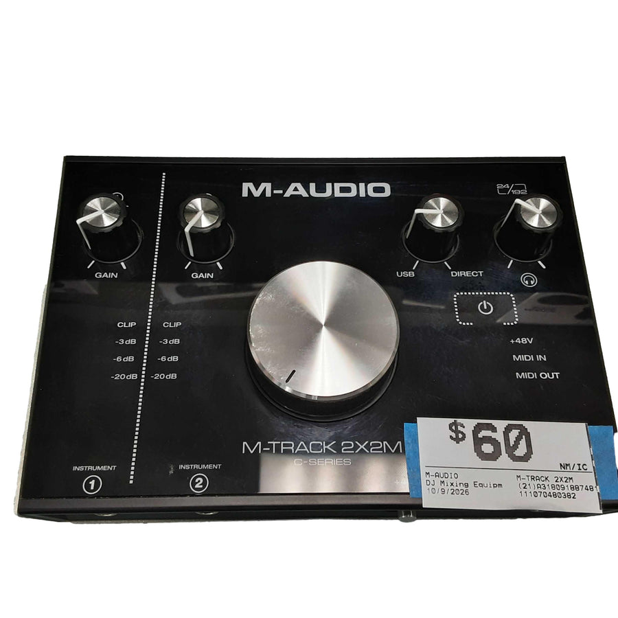 M-audio M-track 2x2m Black