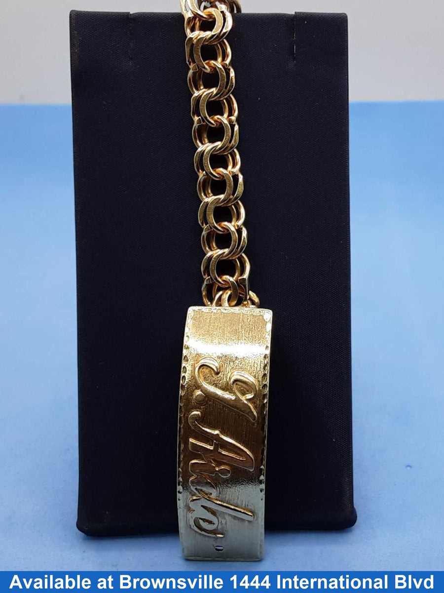 ID Bracelet - Yellow Gold 10k (.417) 25.5 grams 7 inch