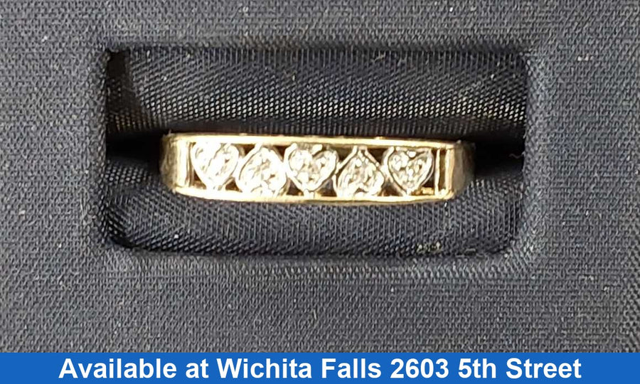 Women's Ring - Yellow Gold 10k (.417) 2 Grams Size 7