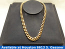 Cuban Link Chain - Yellow Gold 10k (.417) 38.1 grams 24 inch