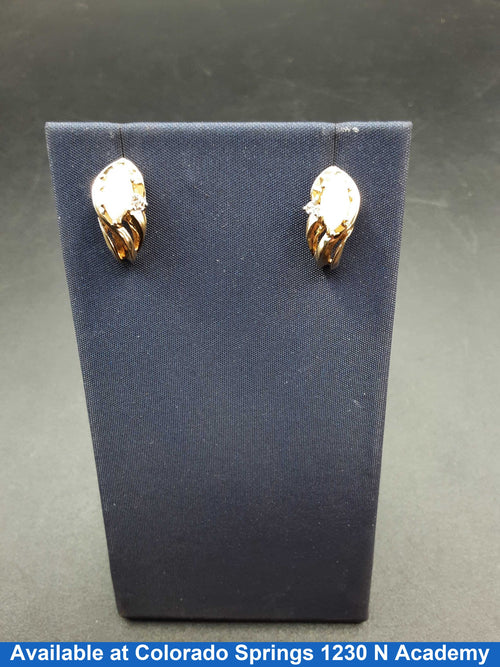Earrings - Yellow Gold 10k (.417) 2.6 grams