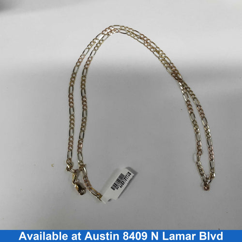 Figaro Chain - Yellow Gold 14k (.585) 8.3 grams 24 inch