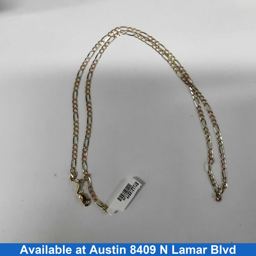 Figaro Chain - Yellow Gold 14k (.585) 8.3 grams 24 inch