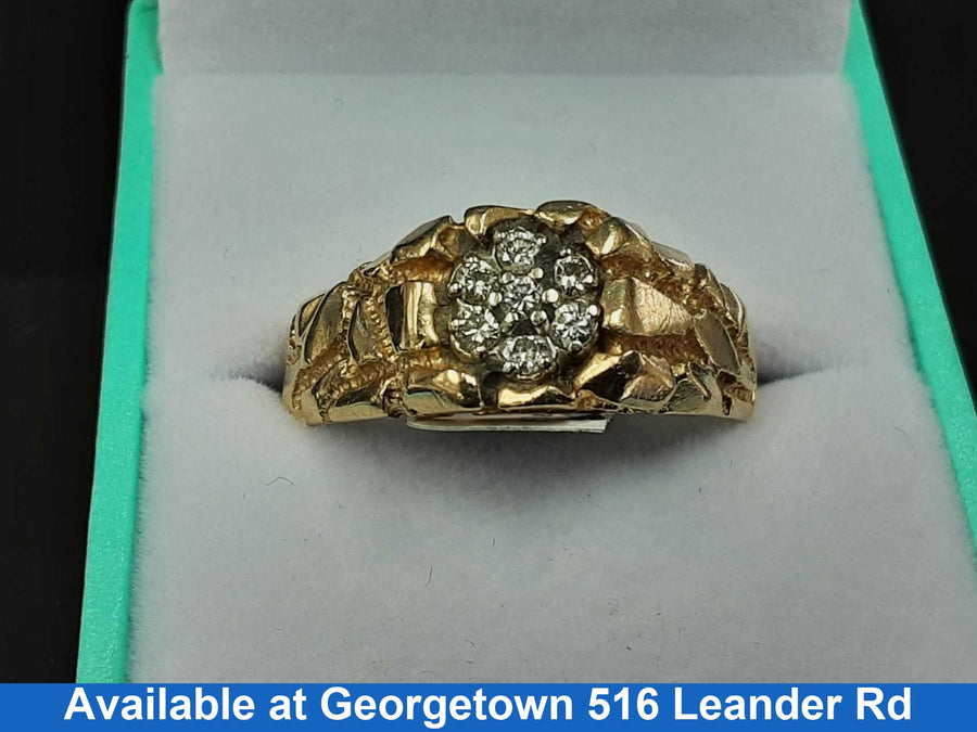 Men's Ring - Yellow Gold 14k (.585) 7 grams Size 8.5