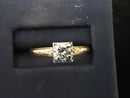 Women's Ring - Solitaire - Yellow Gold 14k (.585) 2.3 grams Size 8.5