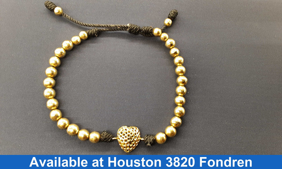 Bead Bracelet - Yellow Gold 18k (.750) 10.8 grams 8 inch