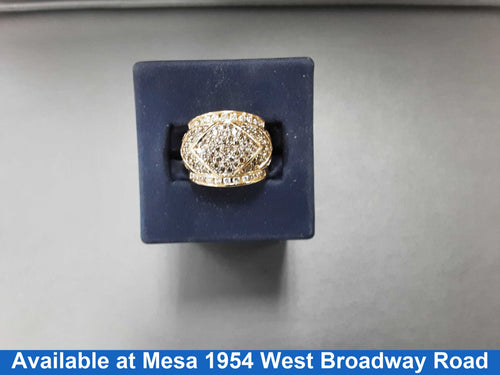 Women's Ring - Yellow Gold 14k (.585) 8.2 grams Size 20