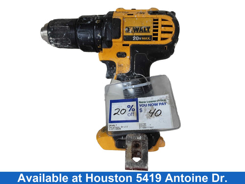 Dewalt Dcd780 Yellow Cordless Standard Drill