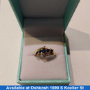 Women's Ring - Yellow Gold 10k (.417) 2.4 grams Size 7