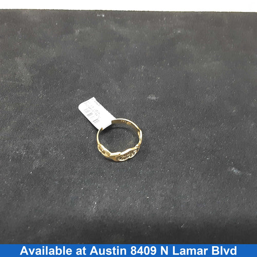 Women's Ring - Yellow Gold 14k (.585) 2.2 grams Size 7.5