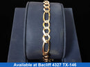 Figaro Bracelet - Yellow Gold 14k (.585) 13.8 grams 8 inch