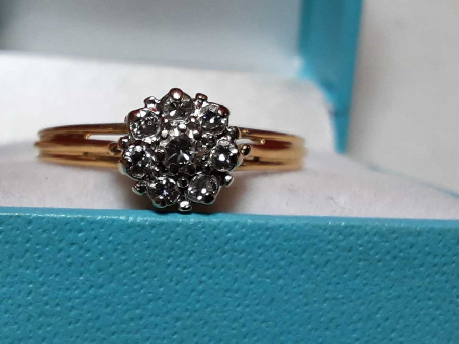 Women's Ring - Yellow Gold 14k (.585) 2.7 grams Size 10
