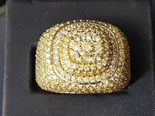 Men's Ring - Yellow Gold 10k (.417) 12.2 grams Size 7