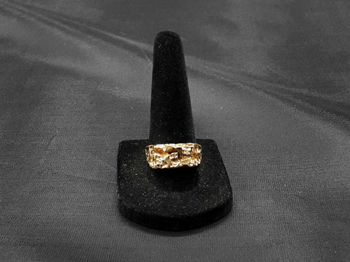 Men's Ring - Yellow Gold 10k (.417) 5.1 grams Size 8.5