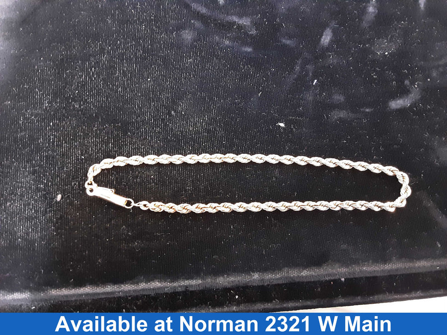 Rope Bracelet - Yellow Gold 10k (.417) 7.2 grams 9 inch