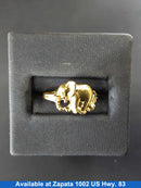 Women's Ring - Yellow Gold 10k (.417) 2.4 grams Size 20