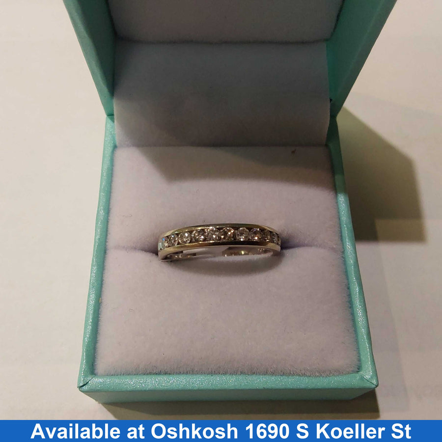 Women's Ring - Anniversary - White Gold 14k (.585) 3.6 grams Size 7