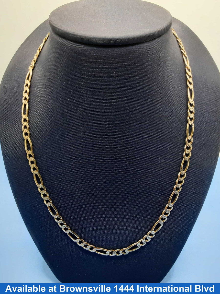 Figaro Chain - Yellow Gold 14k (.585) 11.1 grams 20 inch