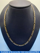 Figaro Chain - Yellow Gold 14k (.585) 11.1 grams 20 inch