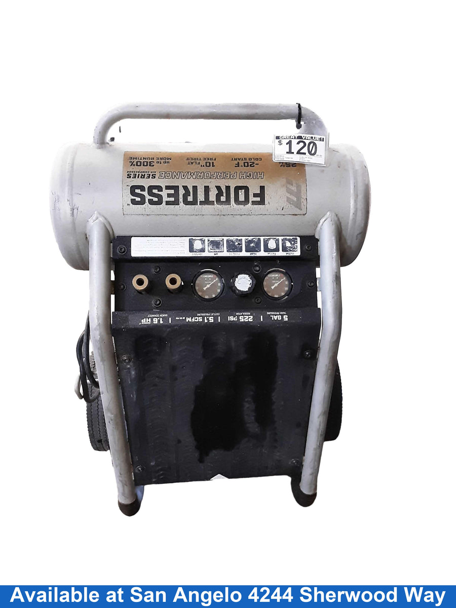 Fortress 5 Gallon 56402 Gray Electric Compressor