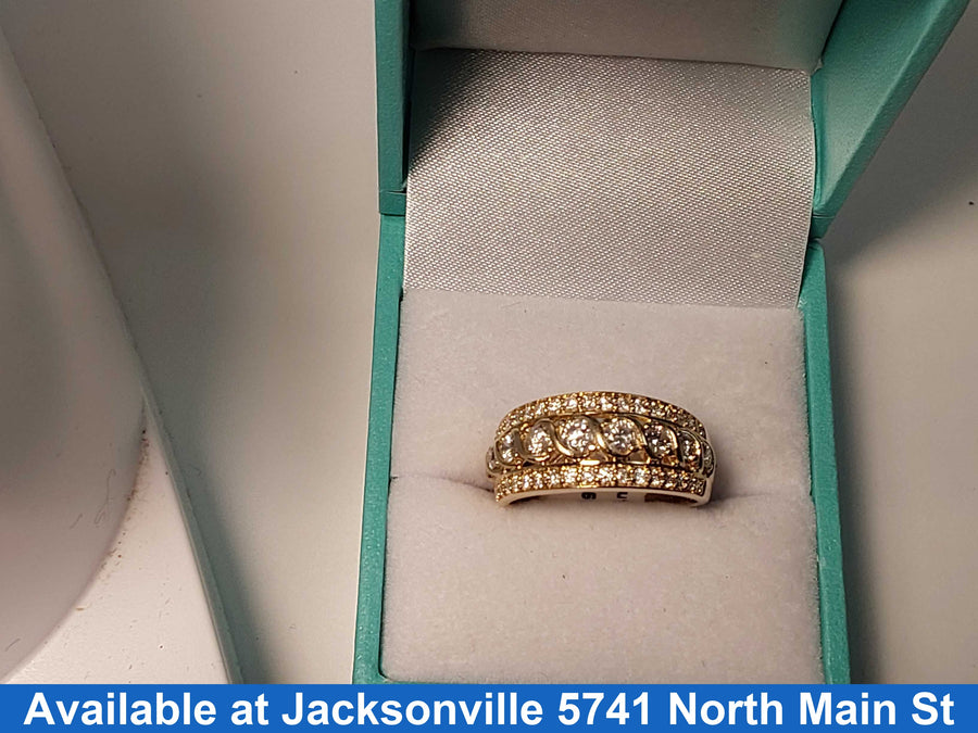 Ring - Wedding Band - Yellow Gold 14k (.585) 5 grams Size 7