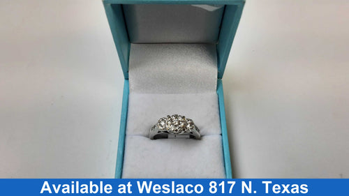Women's Ring - White Gold 14k (.585) 4.8 grams Size 8