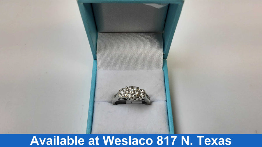 Women's Ring - White Gold 14k (.585) 4.8 grams Size 8