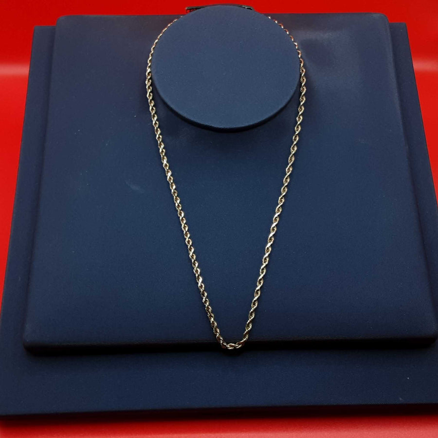 Rope Chain - Yellow Gold 10k (.417) 6.1 grams 18 inch