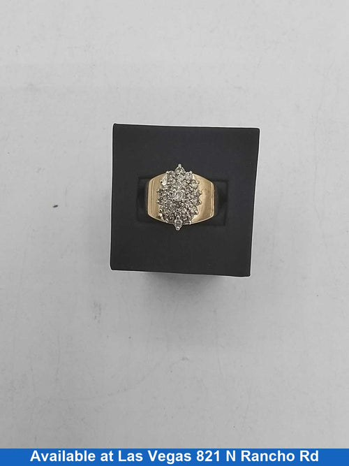 Women's Ring - Yellow Gold 10k (.417) 8.8 grams Size 20