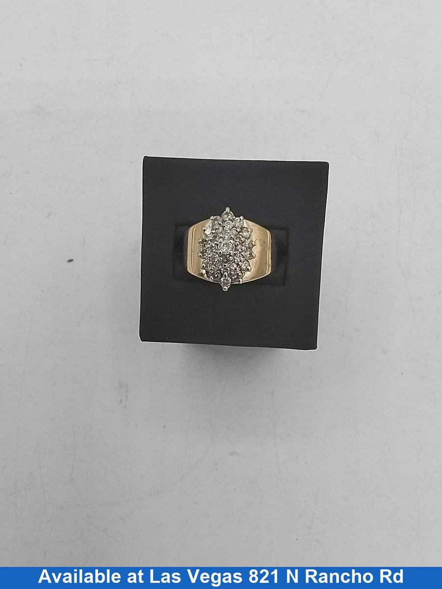 Women's Ring - Yellow Gold 10k (.417) 8.8 grams Size 20