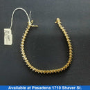 Tennis Bracelet - Yellow Gold 14k (.585) 10.1 grams 7 inch