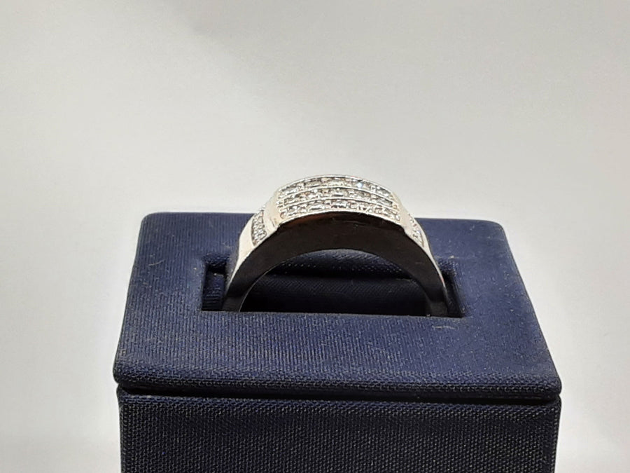 Men's Ring - White Gold 10k (.417) 5.6 grams Size 20