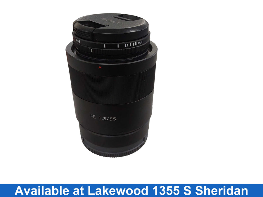 Sony Sel55f18z Black Photographic Lens
