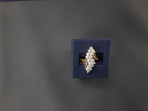 Women's Ring - Yellow Gold 10k (.417) 6.8 grams Size 10.5