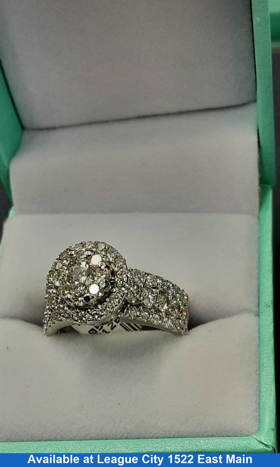 Women's Ring - White Gold 14k (.585) 9.1 grams Size 7