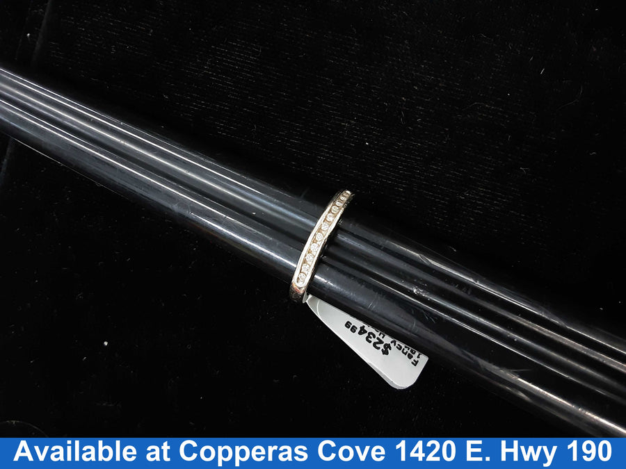 Ring - Wedding Band - White Gold 10k (.417) 2.2 grams Size 7