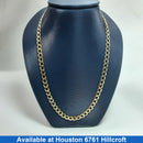 Cuban Link Chain - Yellow Gold 14k (.585) 14.2 grams 20 inch
