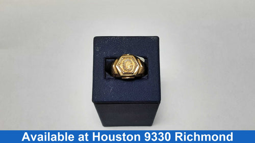 Men's Ring - Yellow Gold 18k (.750) 9 grams Size 20