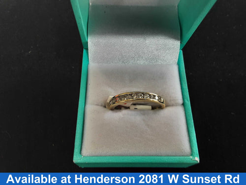 Ring - Wedding Band - Yellow Gold 10k (.417) 2.6 grams Size 9.5